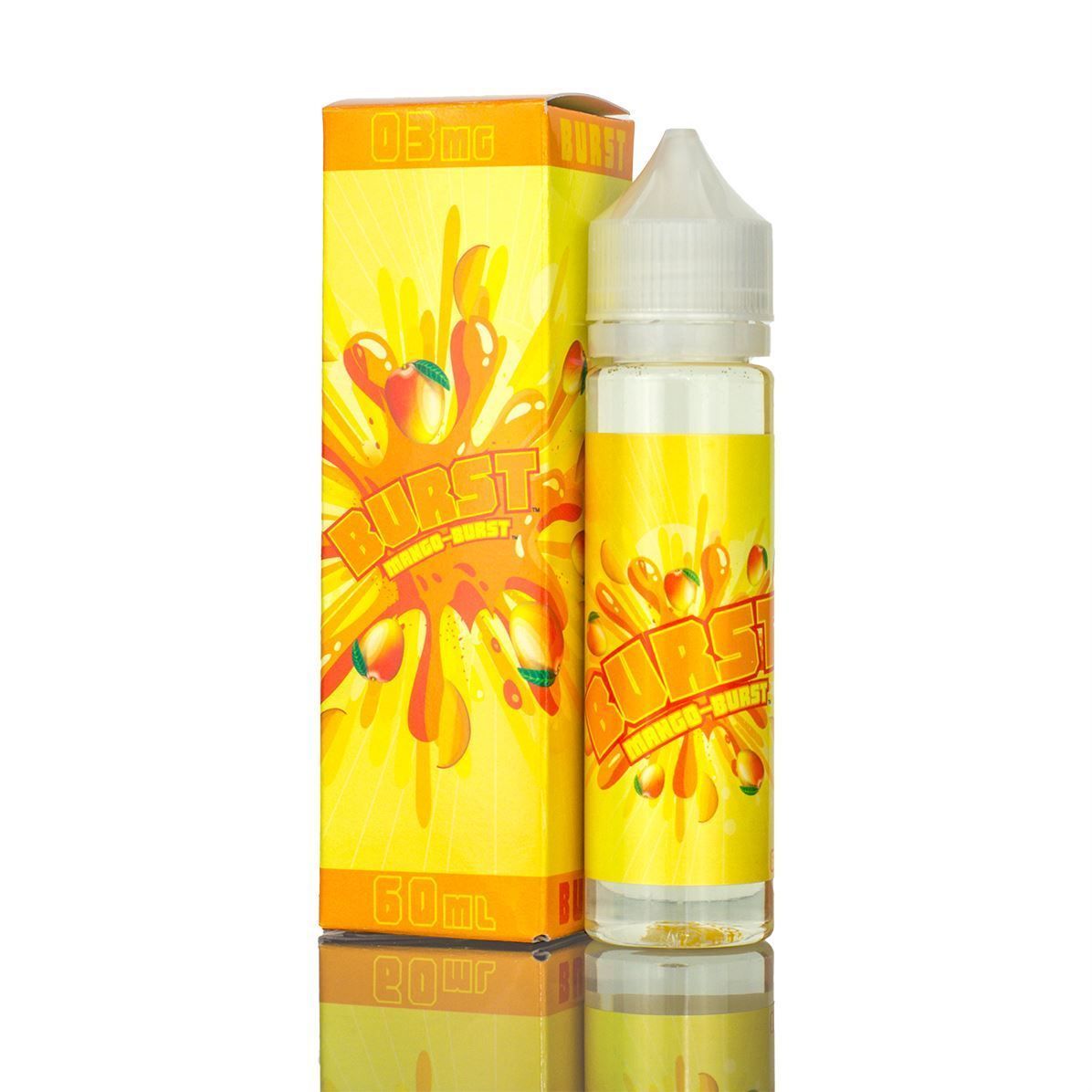 BURST | Mango eLiquid with packaging