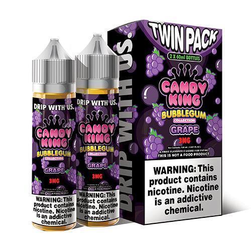 Grape by Candy King Bubblegum 120ml with packaging