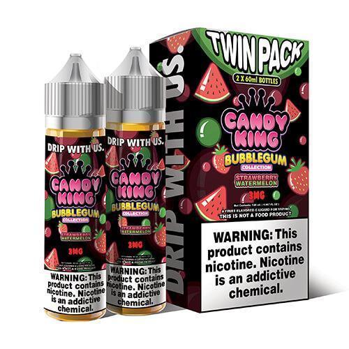 Strawberry Watermelon by Candy King Bubblegum 120ml with packaging