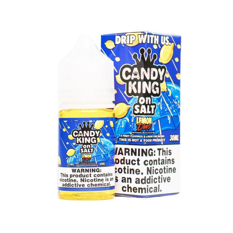 Lemon Drops by Candy King On Salt 30ml with packaging