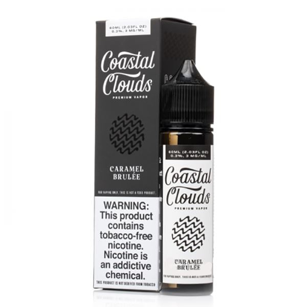 Caramel Brulee by Coastal Clouds TFN 60ml with packaging