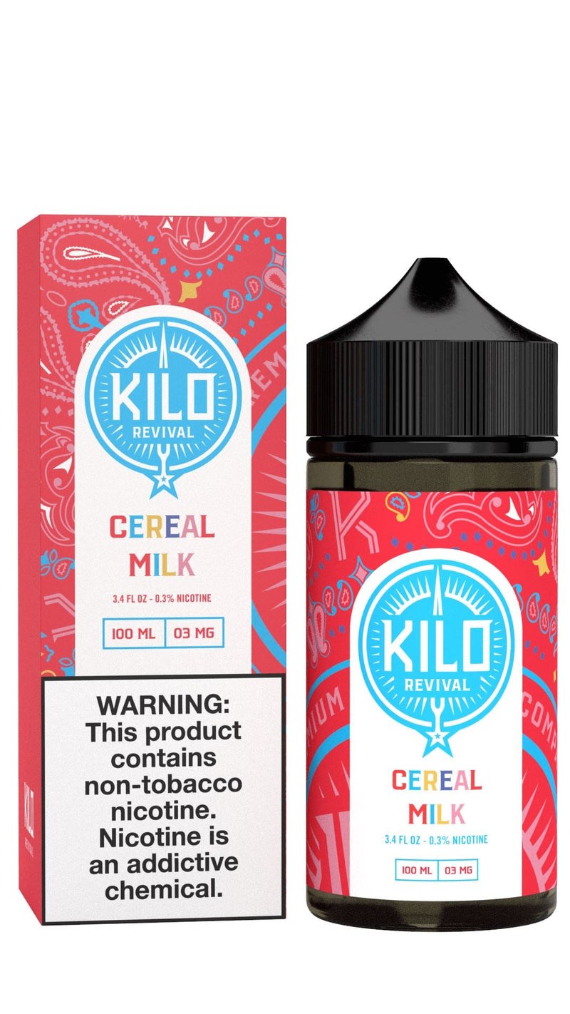 Cereal Milk by Kilo E-Liquid with packaging