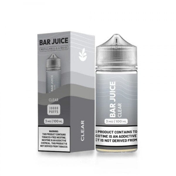 Clear by Bar Juice BJ30000 ELiquid 100mL with Packaging