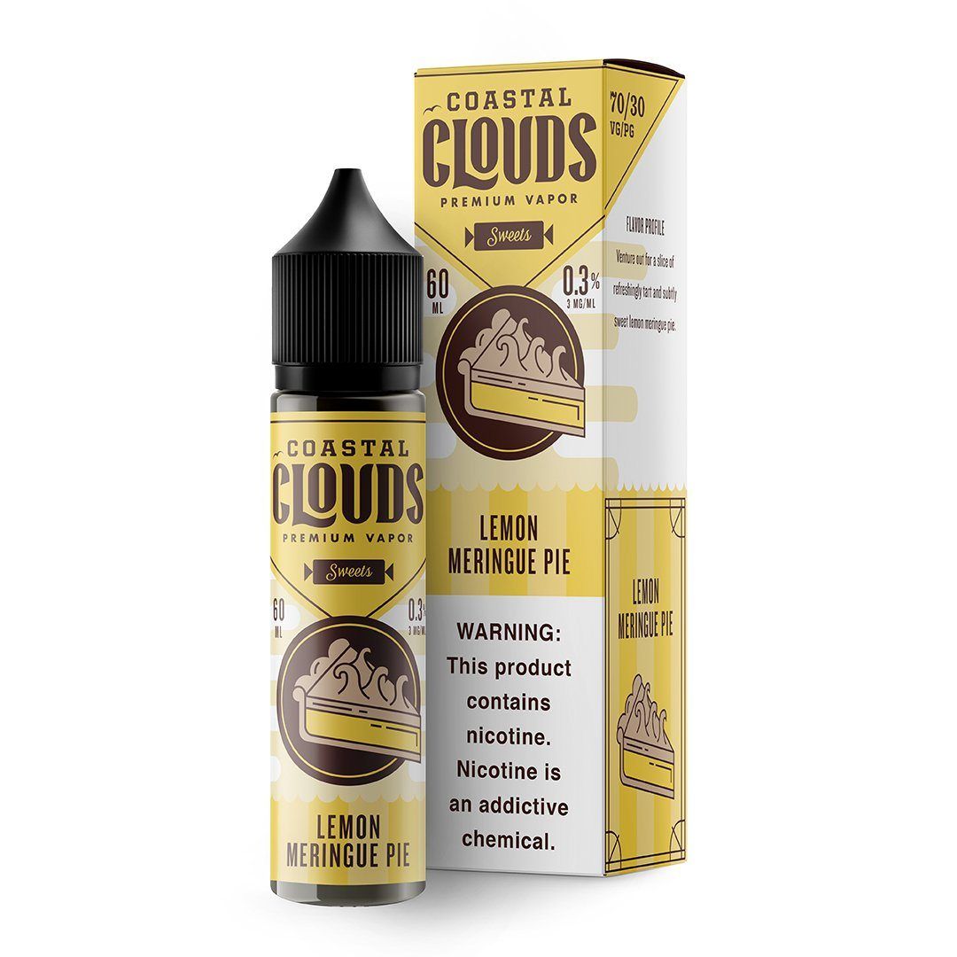 Lemon Meringue by Coastal Clouds 60ml with packaging