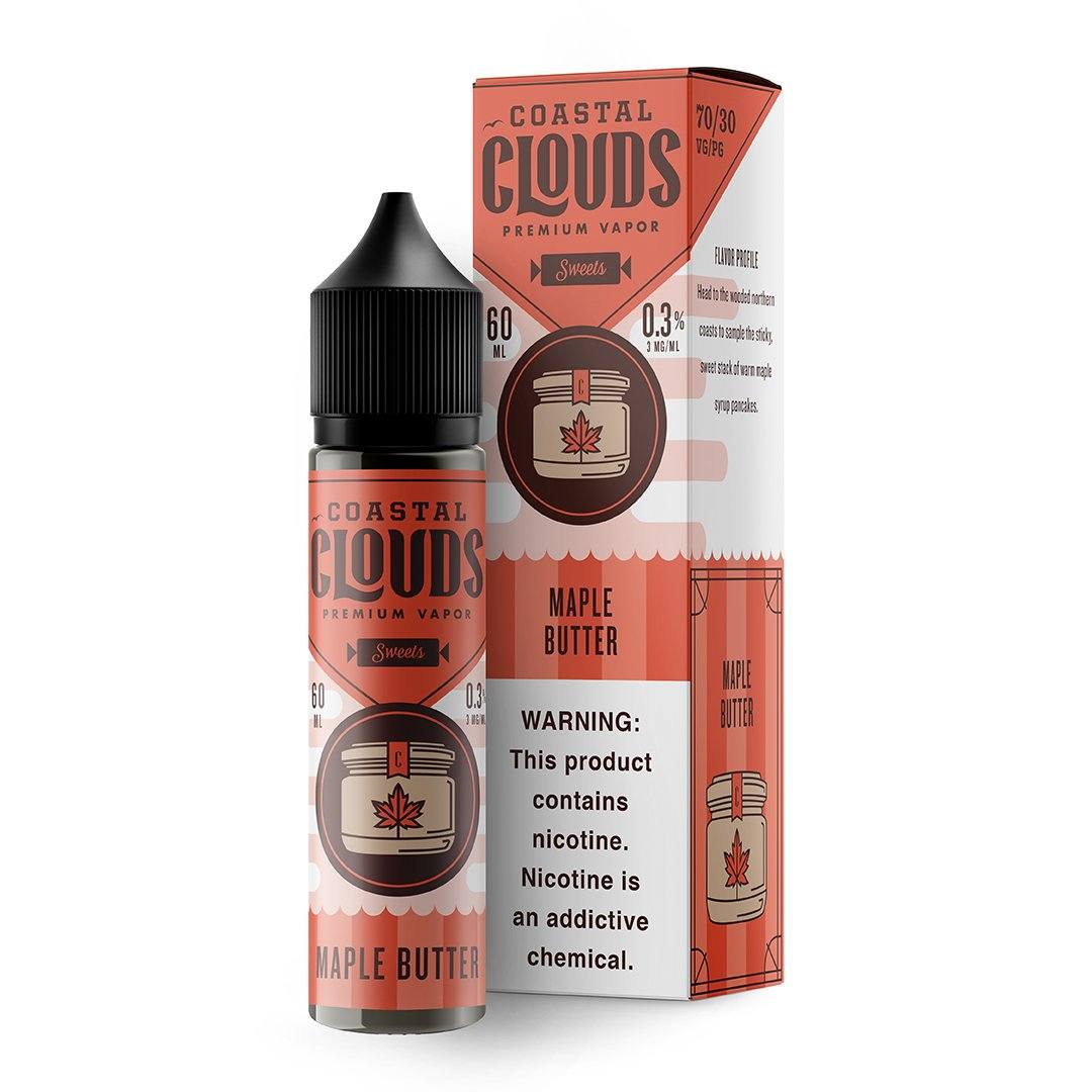 Maple Butter by Coastal Clouds 60ml with packaging