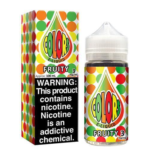 COLORS | Fruity eLiquid with packaging