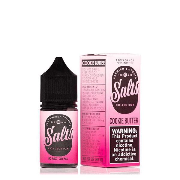 Cookie Butter by Propaganda Salts 30ml with packaging