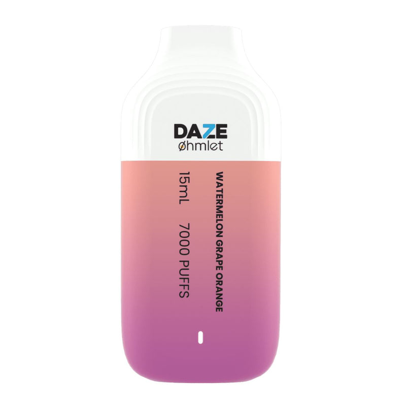 Daze OHMLET Disposable | 7000 Puffs | 15mL - Watermelon Grape Orange