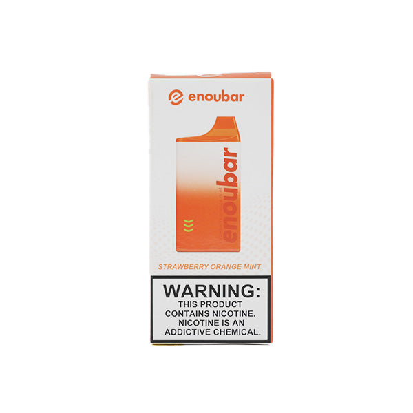 ENOU Bar Disposable 6000 Puff 13mL strawberry orange mint with packaging