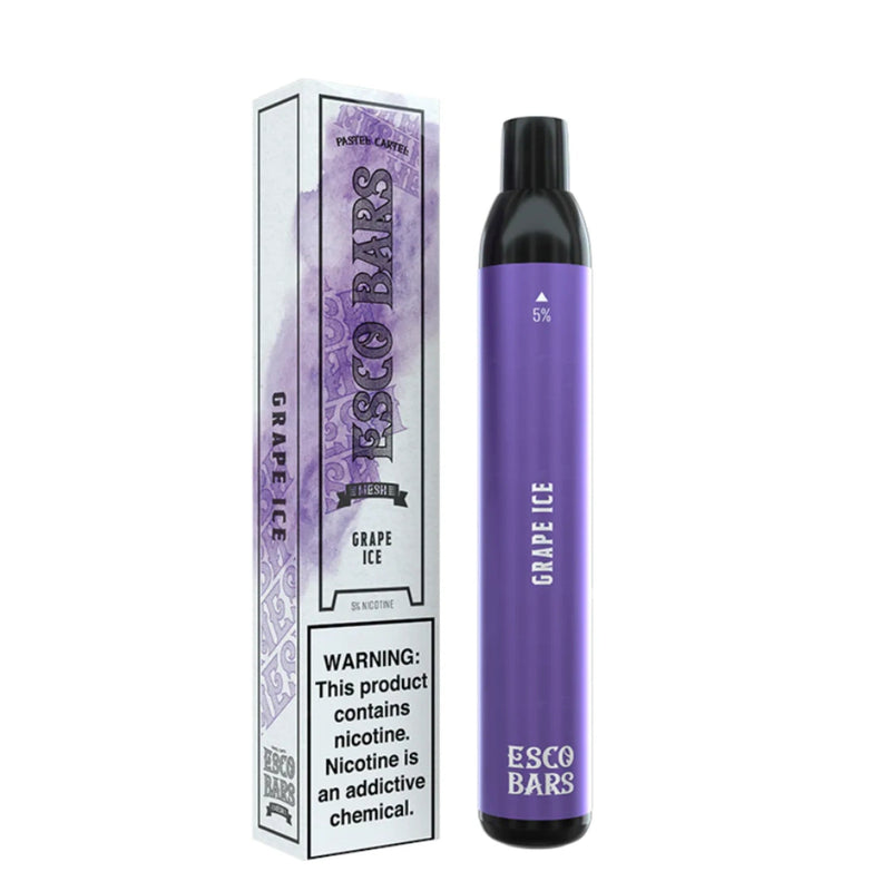 Esco Bars Carsonator Mesh Disposable | 2500 Puffs | 6mL Grape Ice with Packaging