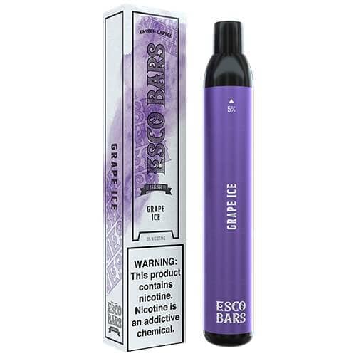 Esco Bars Mesh Disposable | 2500 Puffs | 6mL grape ice with packaging