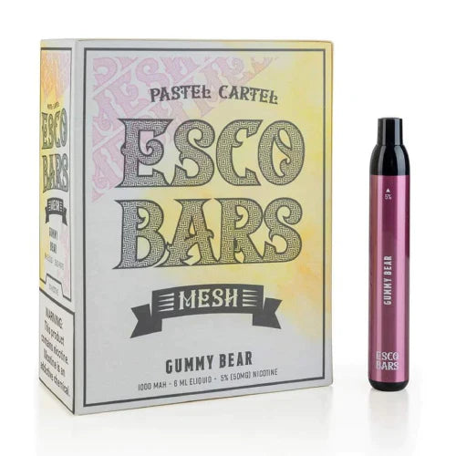 Esco Bars Mesh Disposable | 2500 Puffs | 6mL gummy bear with packaging