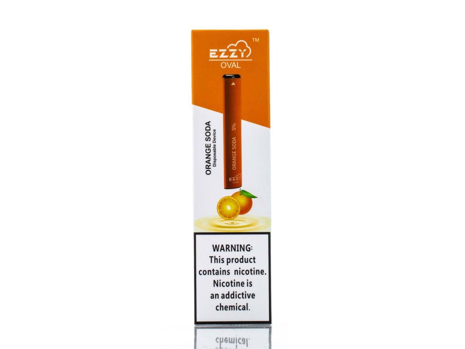 EZZY Oval Disposable Device - 300 Puffs orange soda packaging