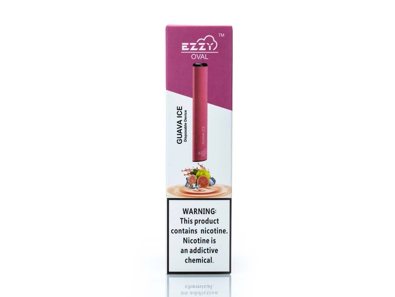 EZZY Oval Disposable Device - 300 Puffs guava ice packaging
