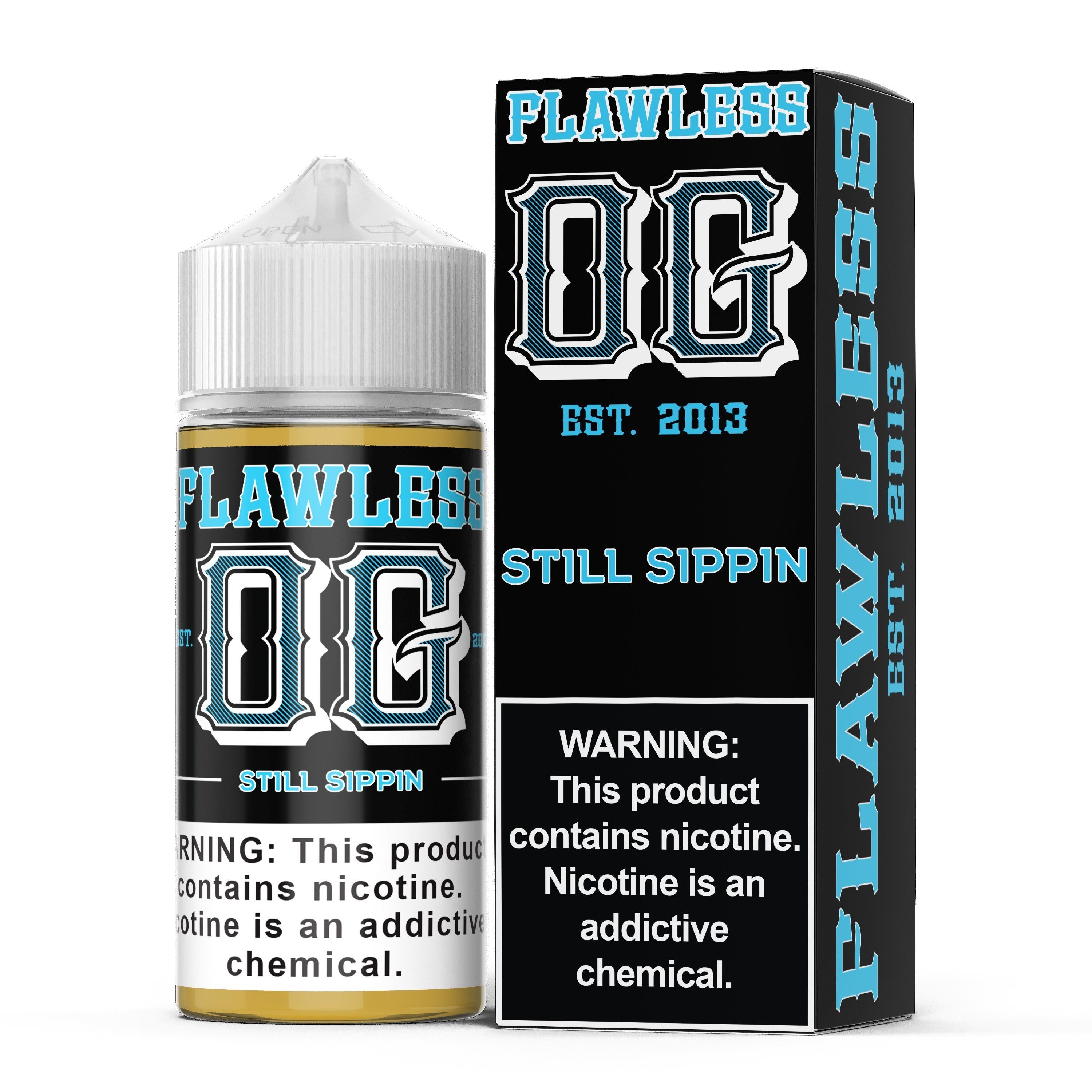 Still Sippin by Flawless OG E-Liquid 100ml with packaging