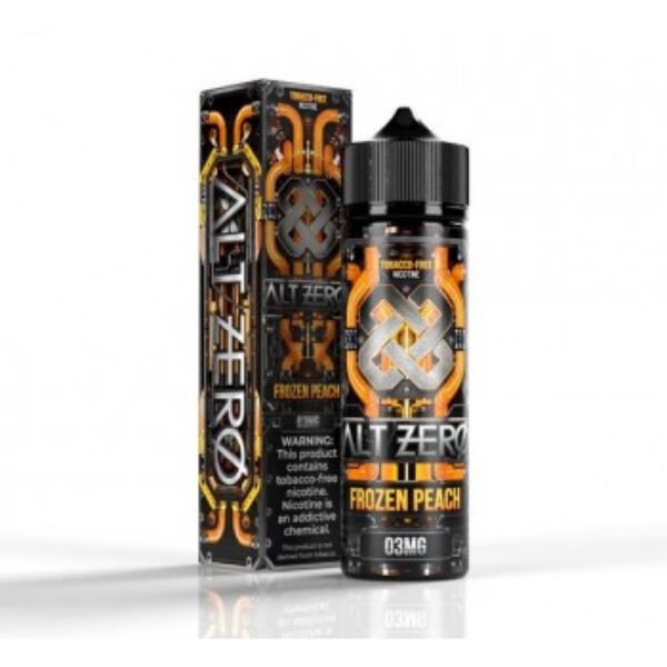 Frozen Peach by Alt Zero TFN 60ml with packaging