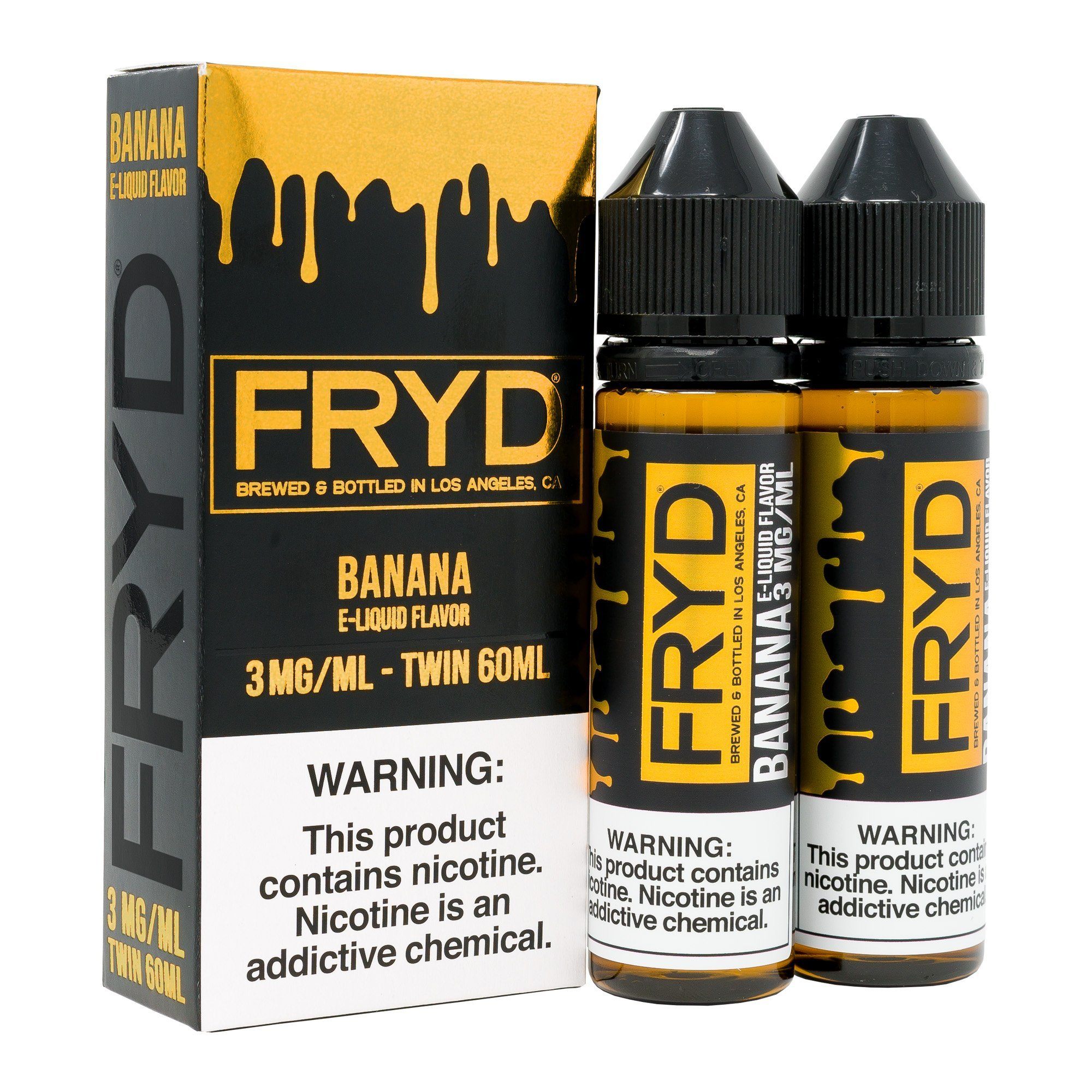 Banana by FRYD E-Liquid 120ml with packaging