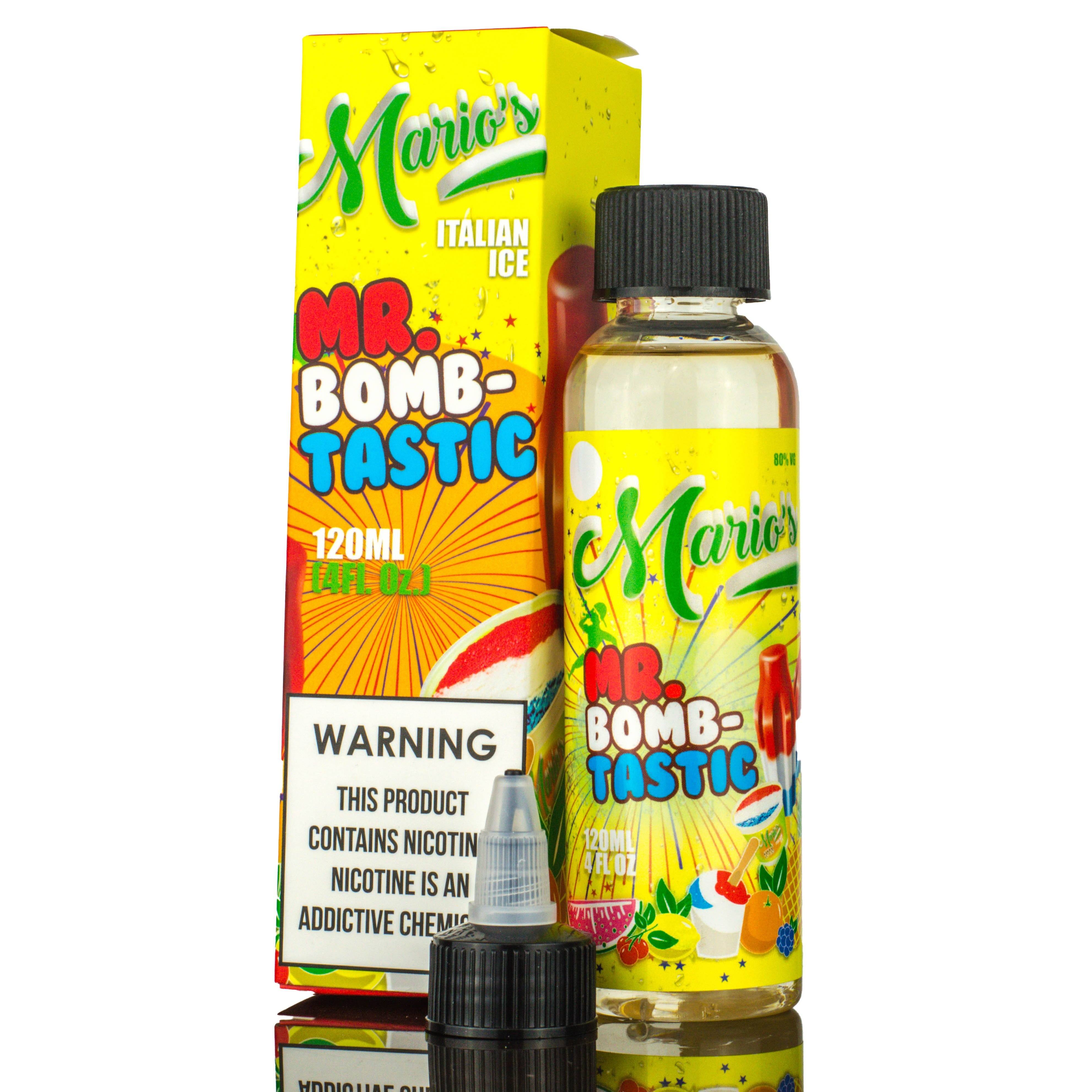 Fuggin | Mr Bombtastic eLiquid with packaging