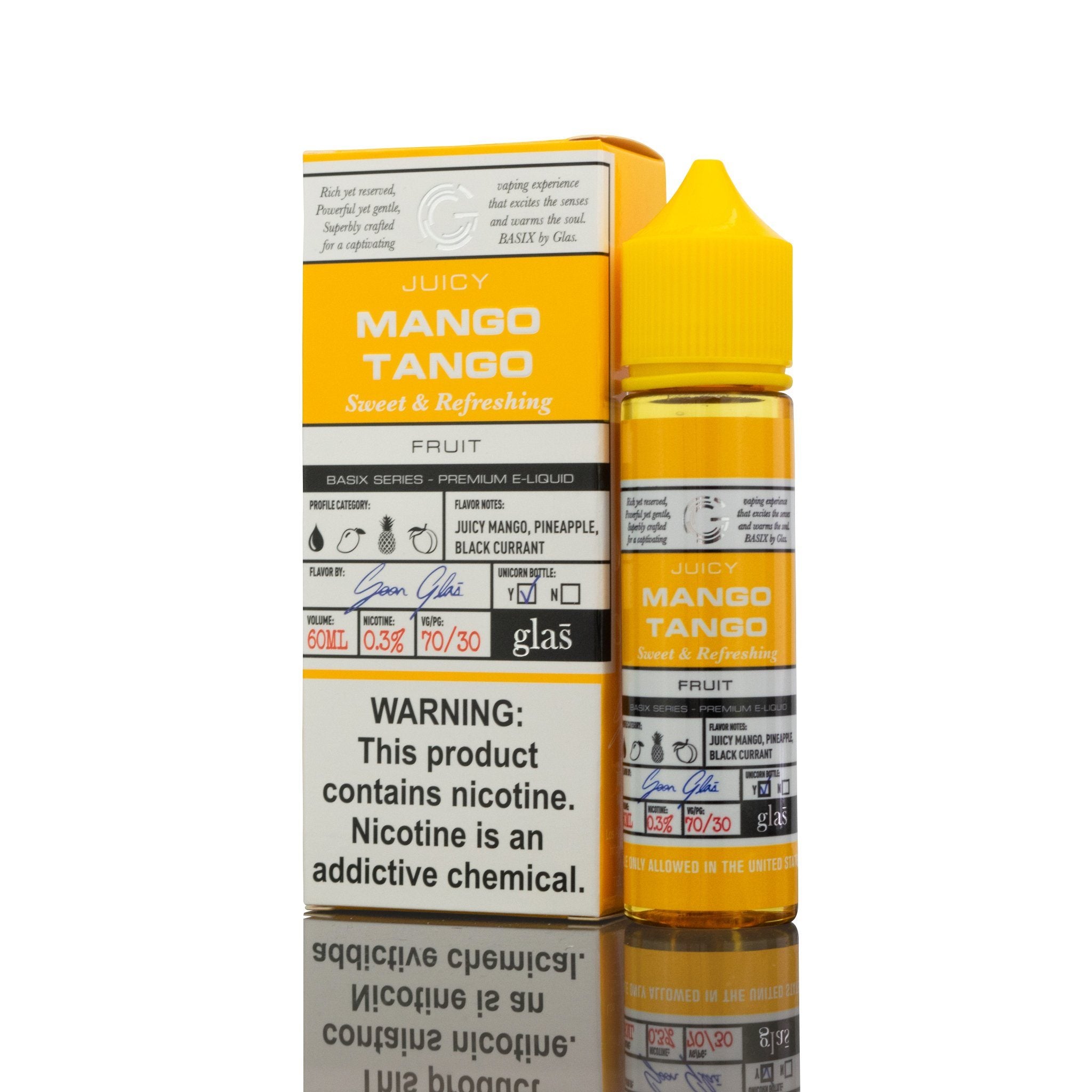 Mango Tango by Glas BSX Series 60ml with packaging