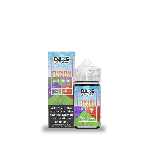 Grape Apple Aloe Iced by 7Daze Fusion Salt 30mL with Packaging