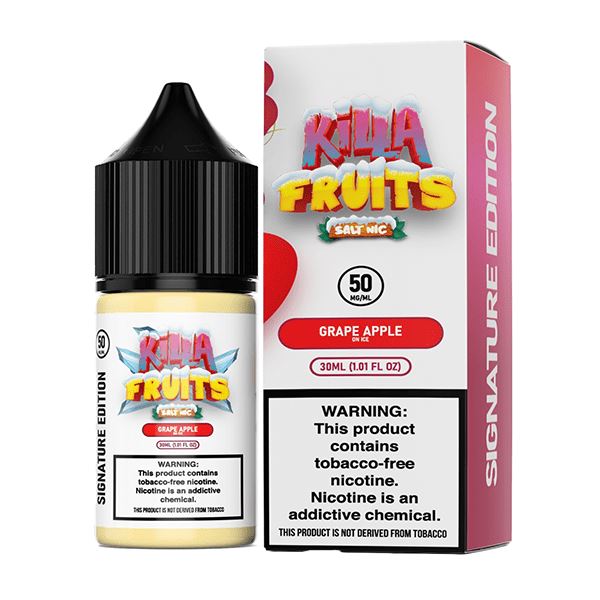 Grape Apple on Ice by Killa Fruits Signature TFN Salts Series 30mL with Packaging