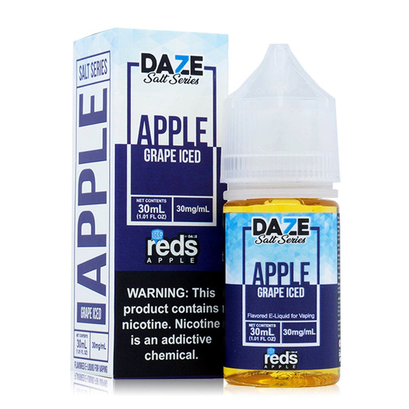 Grape Iced by Reds TFN Salt E- Liquid with packaging