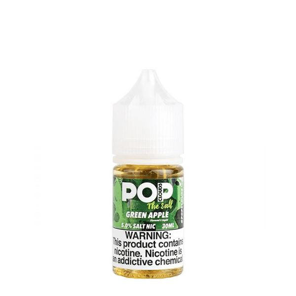 Green Apple by Pop Clouds Salt 30ML bottle