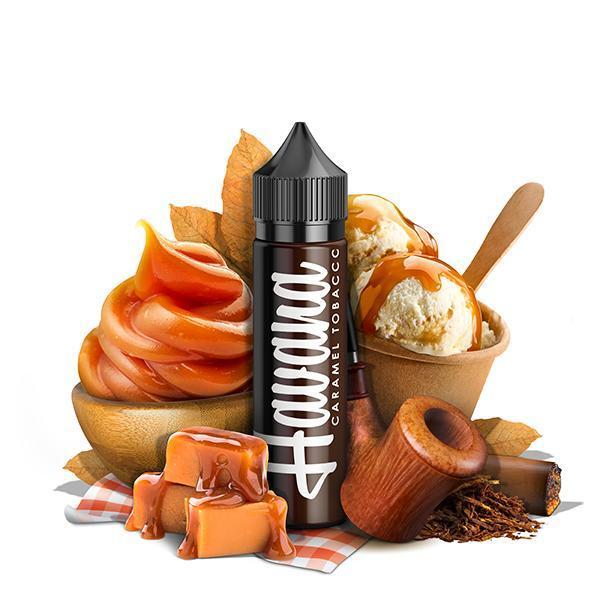 Caramel Tobacco by Havana 60ml bottle with background