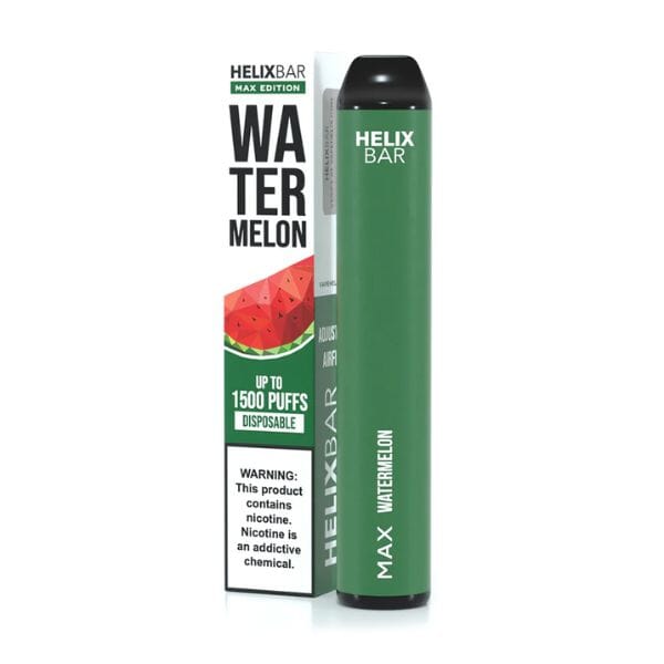 HelixBar Max Disposable E-Cigs | 1500 Puffs watermelon with packaging