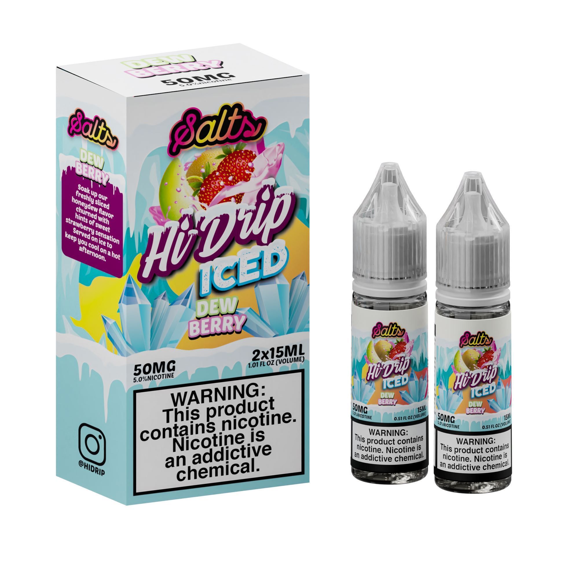 Iced Dewberry by Hi-Drip Salts 30ml with packaging