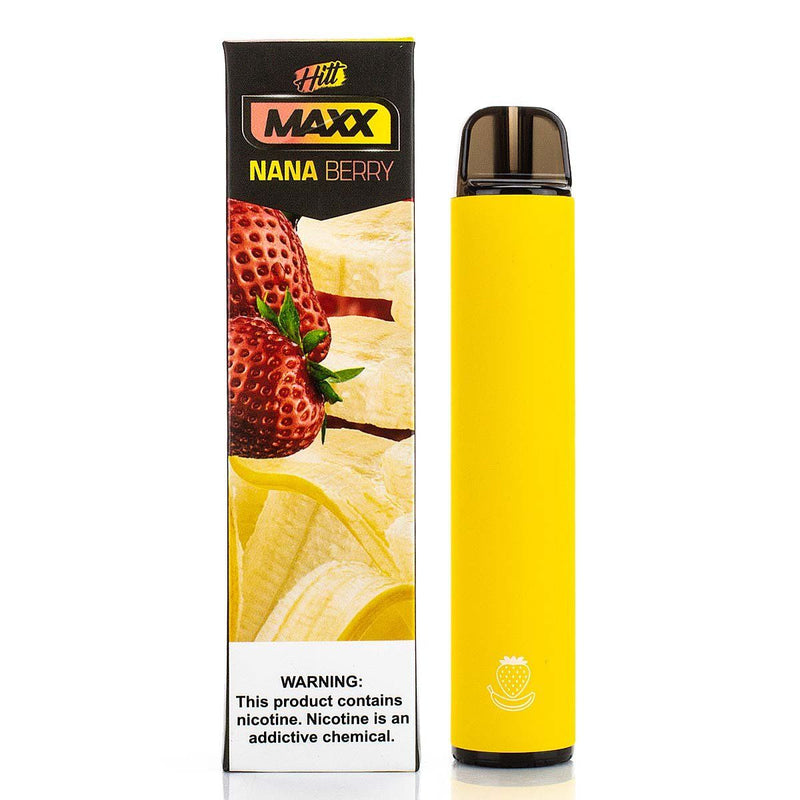 HITT MAXX 5% Disposable (Individual) - 1500 Puffs nana berry  with packaging