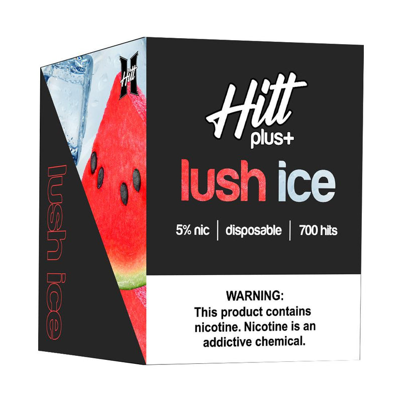 HITT | PLUS Disposable E-Cigs - Individual lush ice packaging
