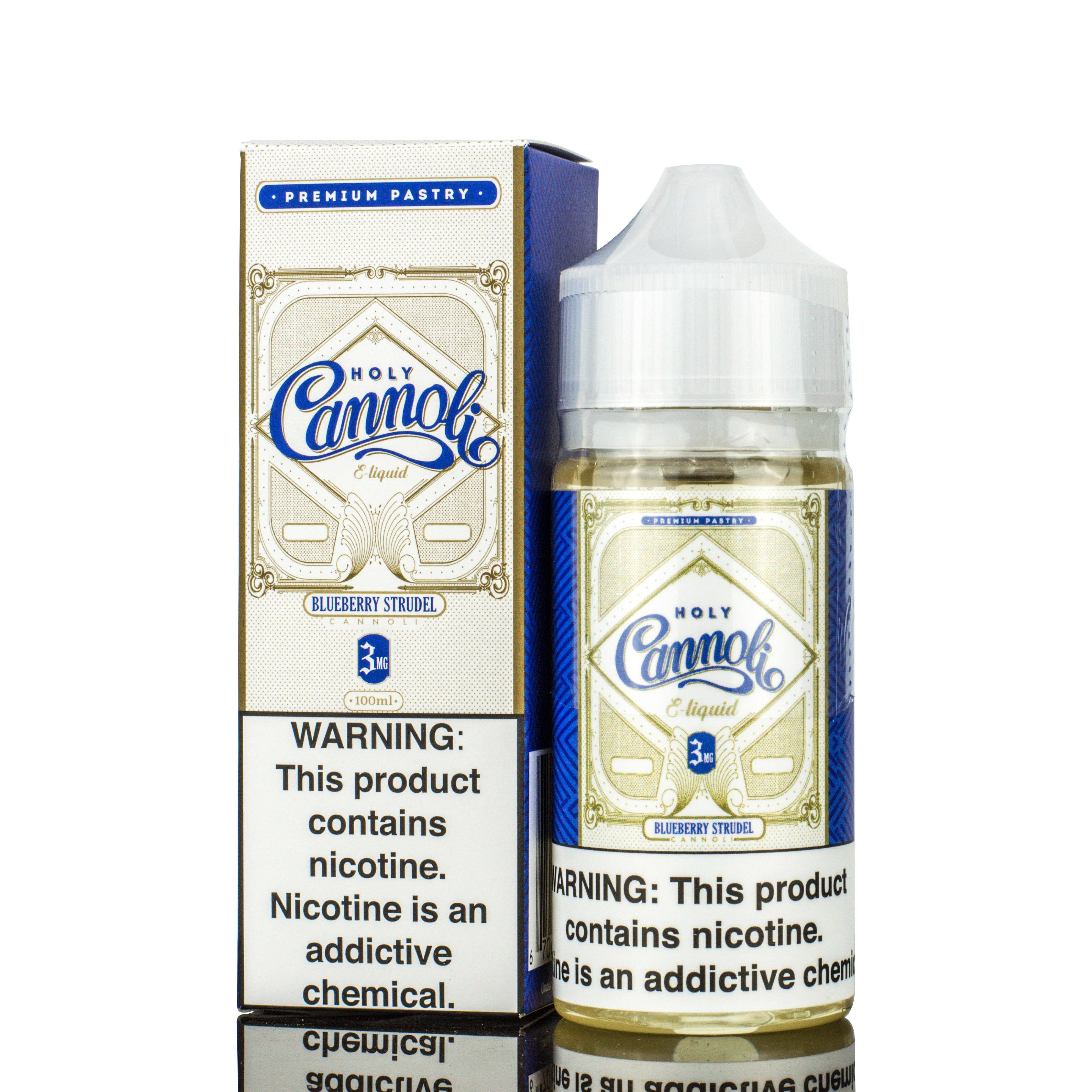 Blueberry Strudel by Holy Cannoli 120ml with packaging