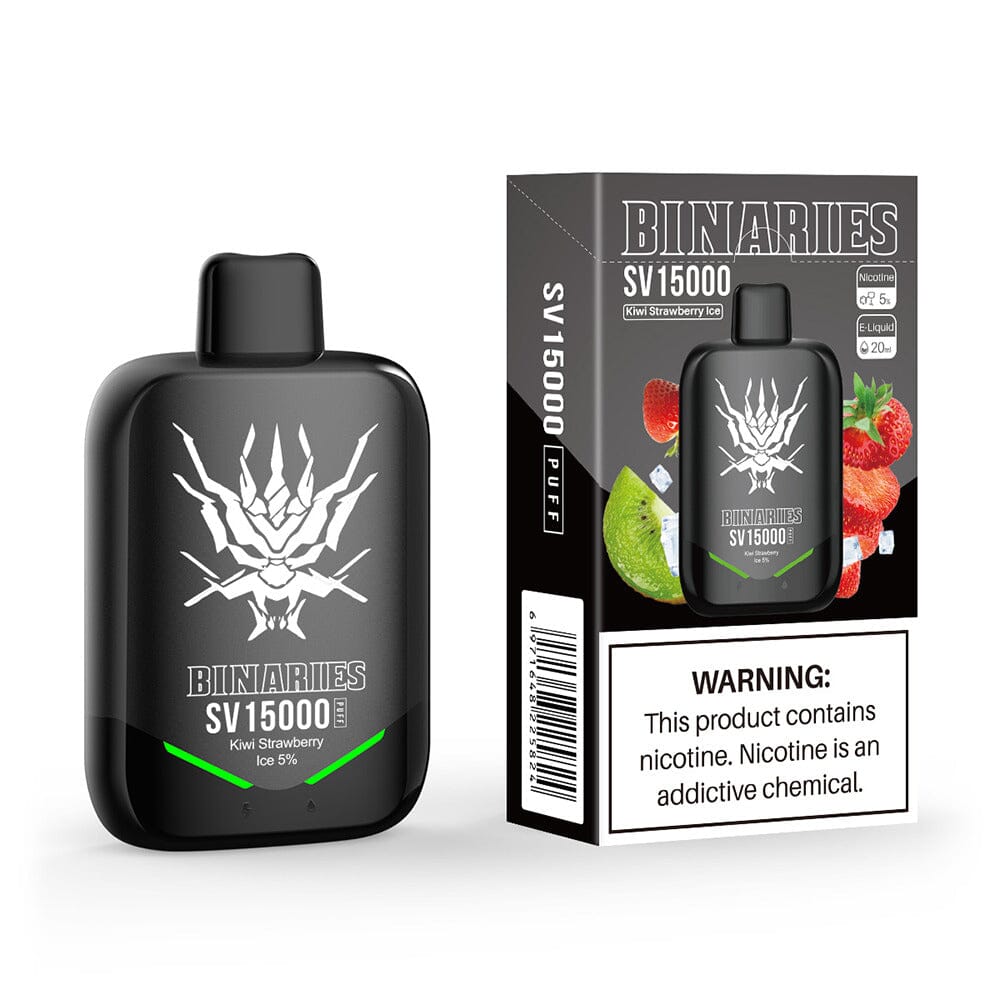 HorizonTech Binaries Cabin Disposable SV | 15000 Puffs | 20mL kiwi strawberry ice with packaging