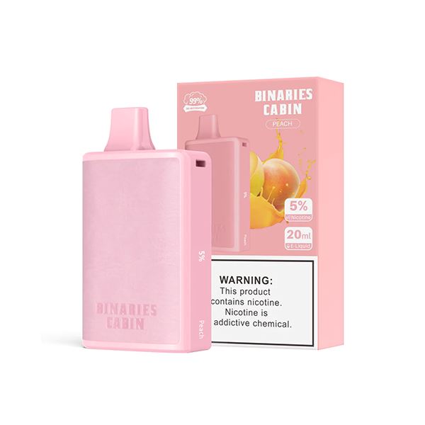 HorizonTech - Binaries Cabin Disposable 10,000 puffs 20mL peach