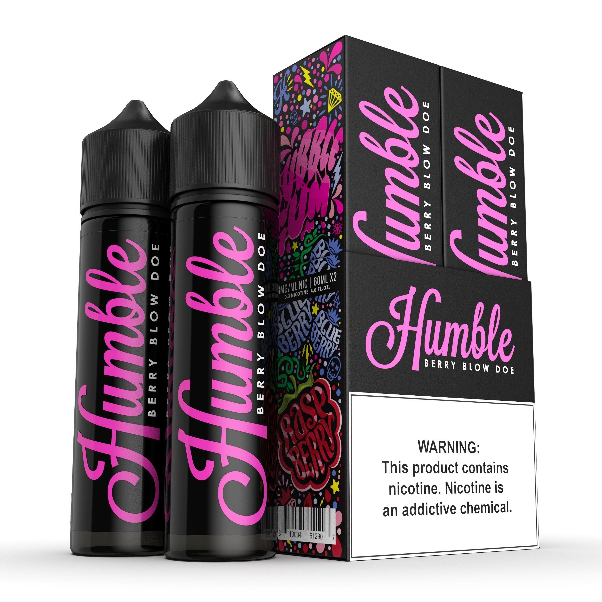 HUMBLE | Berry Blow Doe 2X60ML eLiquid with packaging