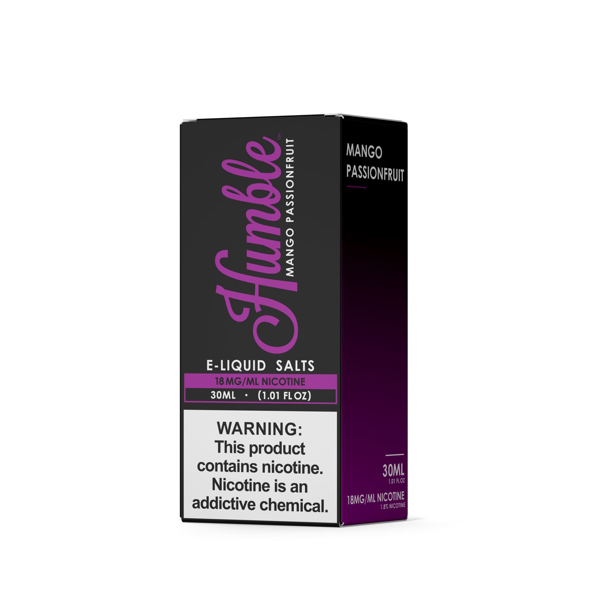 Mango Passionfruit by Humble OG Salts 30ml packaging