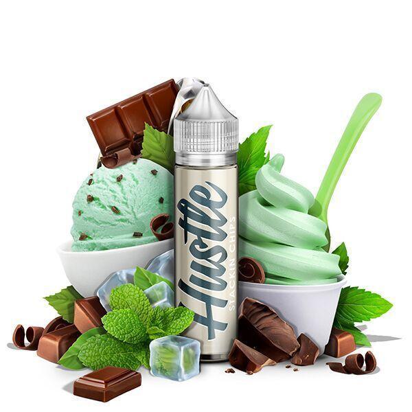 Stacking Chips Hustle by Humble Juice Co. 60ml bottle with background