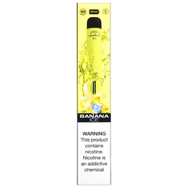 Hyppe Max Flow Disposable E-Cigs (Individual) banana ice packaging