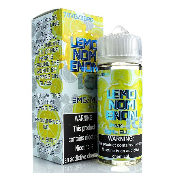  ICE Lemonomenon by Nomenon E-Liquid 120ml with packaging