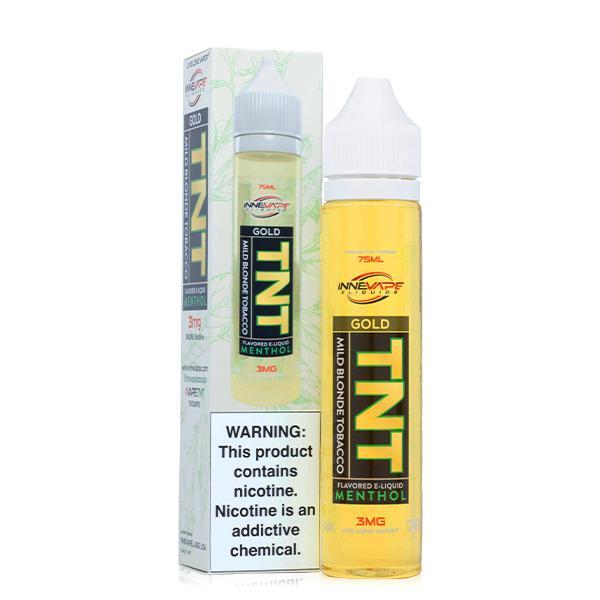 TNT Gold Menthol by Innevape 75ml with packaging