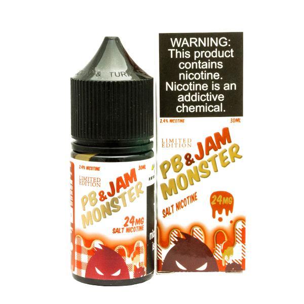 Strawberry PB & J by Jam Monster Salts Series 30ml with packaging