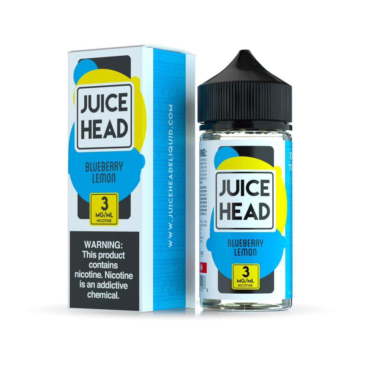 Blueberry Lemon by Juice Head 100ml with packaging