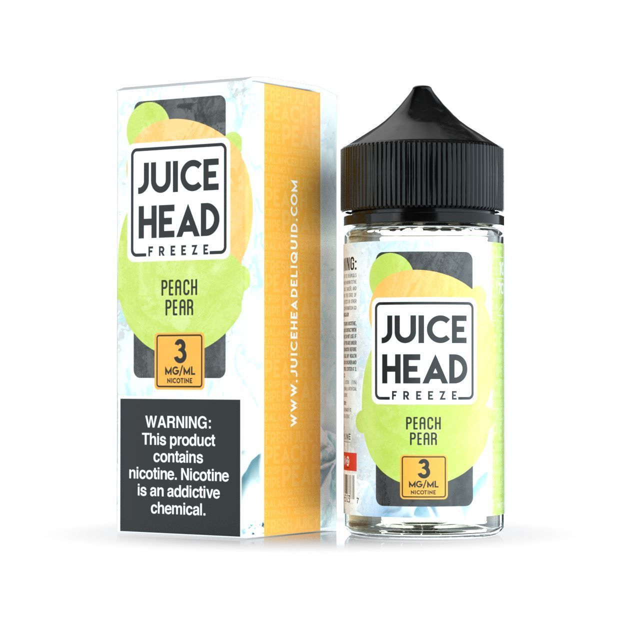 Peach Pear Freeze by Juice Head 100ml with packaging