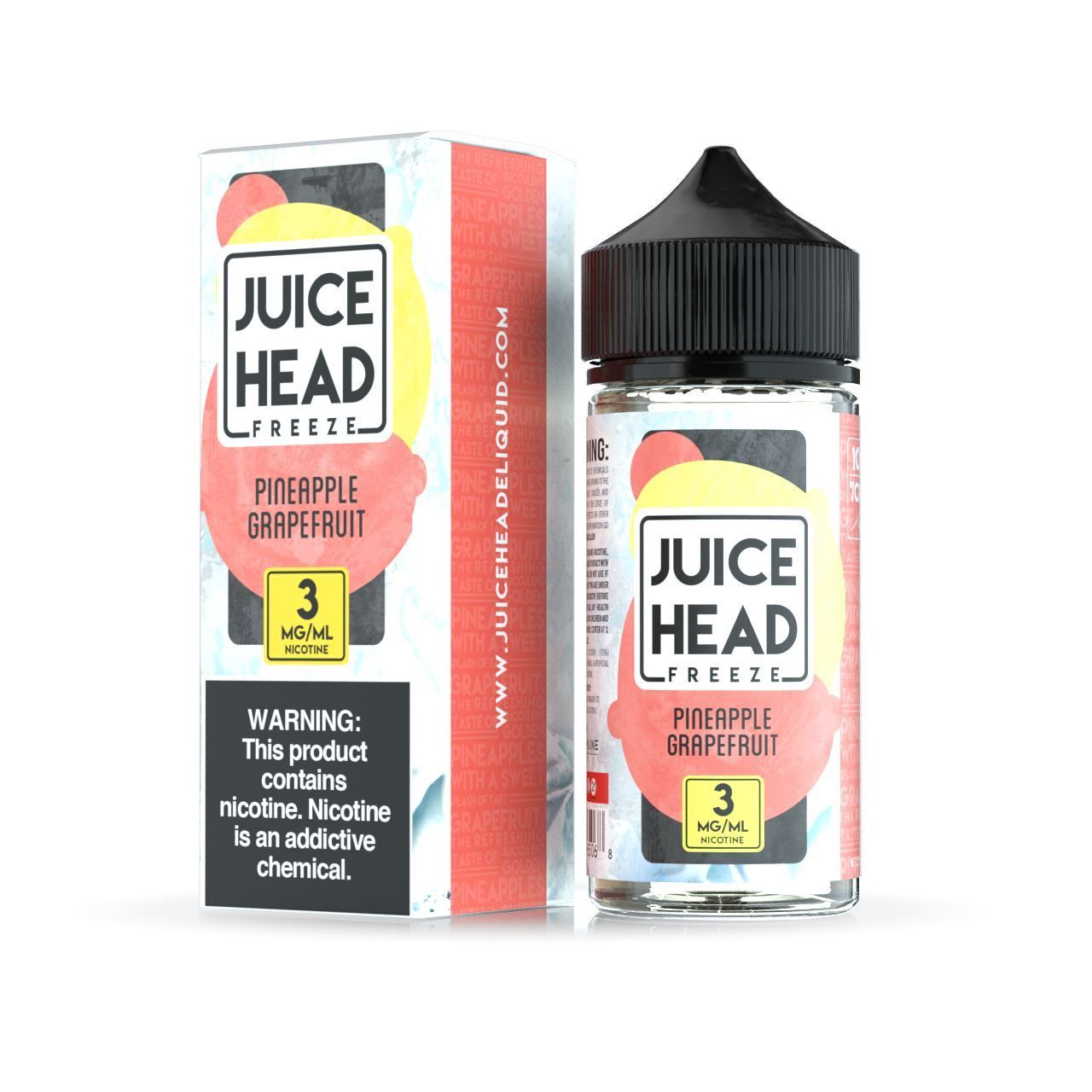 Pineapple Grapefruit by Juice Head Freeze 100ml with packaging