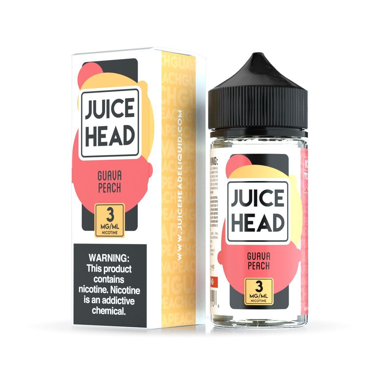 Guava Peach by Juice Head 100ml with packaging