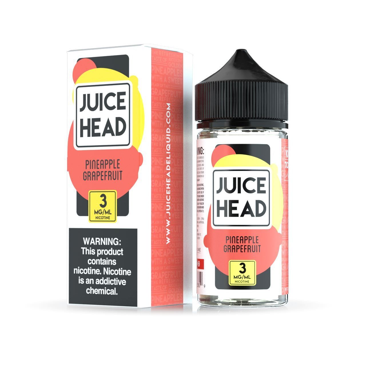 Pineapple Grapefruit by Juice Head 100ml with packaging