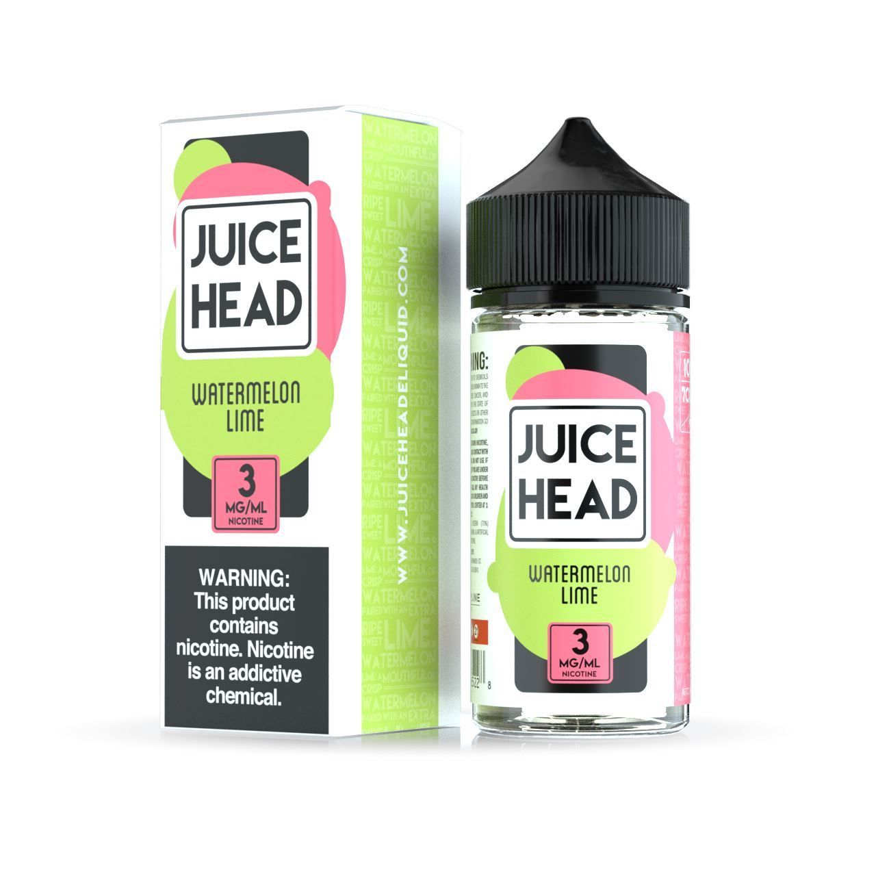 Watermelon Lime by Juice Head 100ml with packaging
