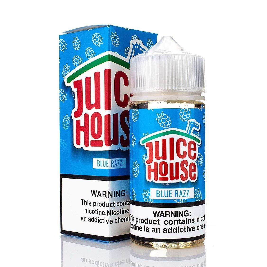JUICE HOUSE | Blue Razz 100ML eLiquid with packaging