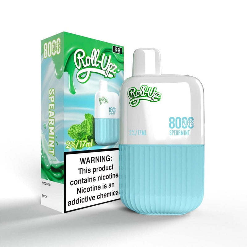 Juice Roll-Upz Disposable | 8000 puffs | 15mL - Spearmint with packaging